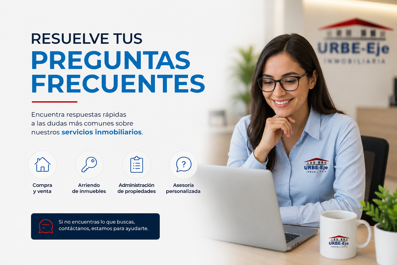 Resuelve tus preguntas frecuentes sobre servicios inmobiliarios en Pereira con Inmobiliaria Urbe del Eje
