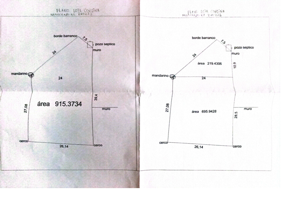 VENTA DE LOTE VÍA CONDINA